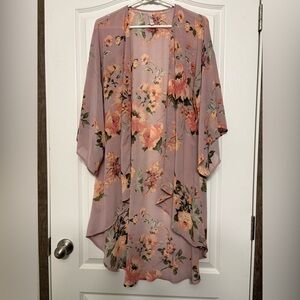 Xhilaration Floral Kimono